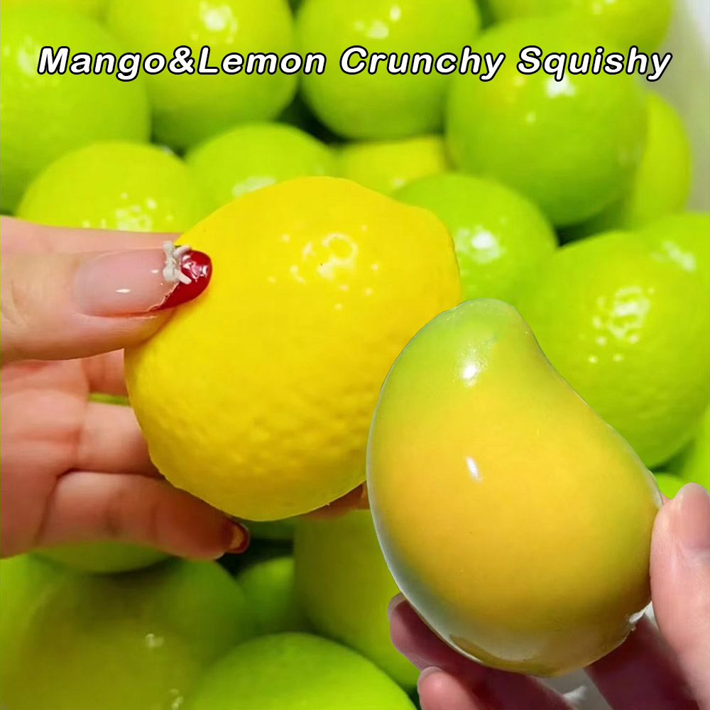 Party Games Birthday - Handmade Crispy Lemon Stress Ball Squeeze