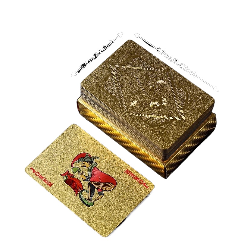 Gold Foil Skull Poker Cards Wa - Party Games Using Playing Cards review and price