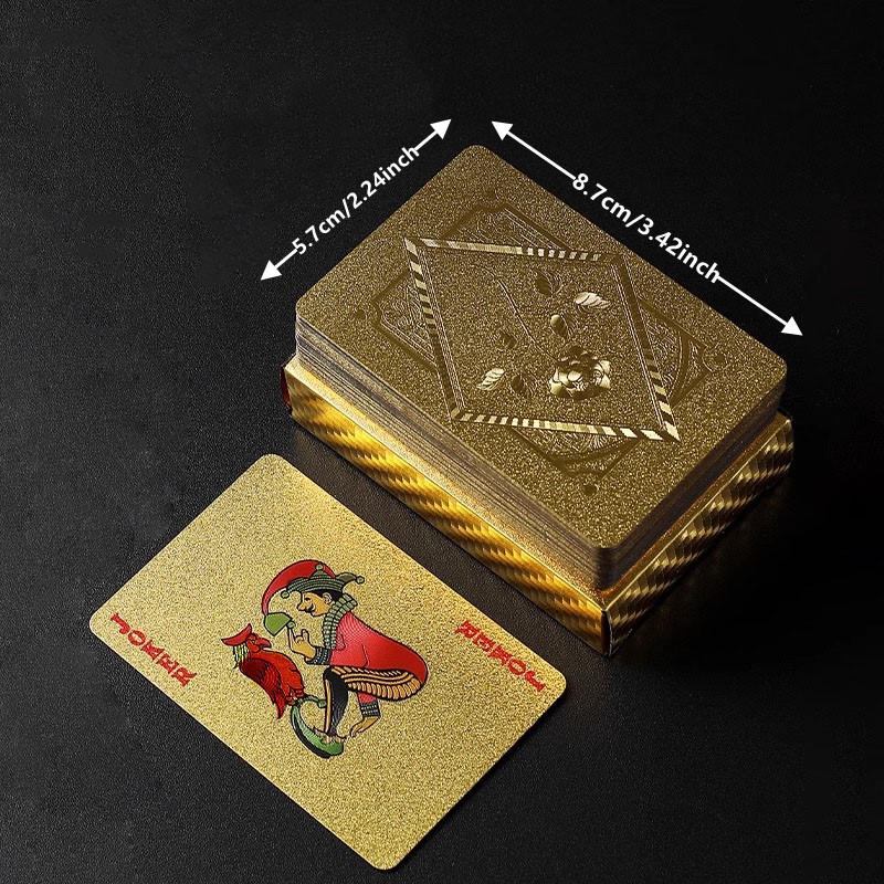 Gold Foil Skull Poker Cards Wa - Party Games Using Playing Cards review and price