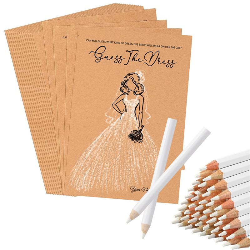20pcs Guess Dress Game Cards W - Party Games Bridal Shower review and price