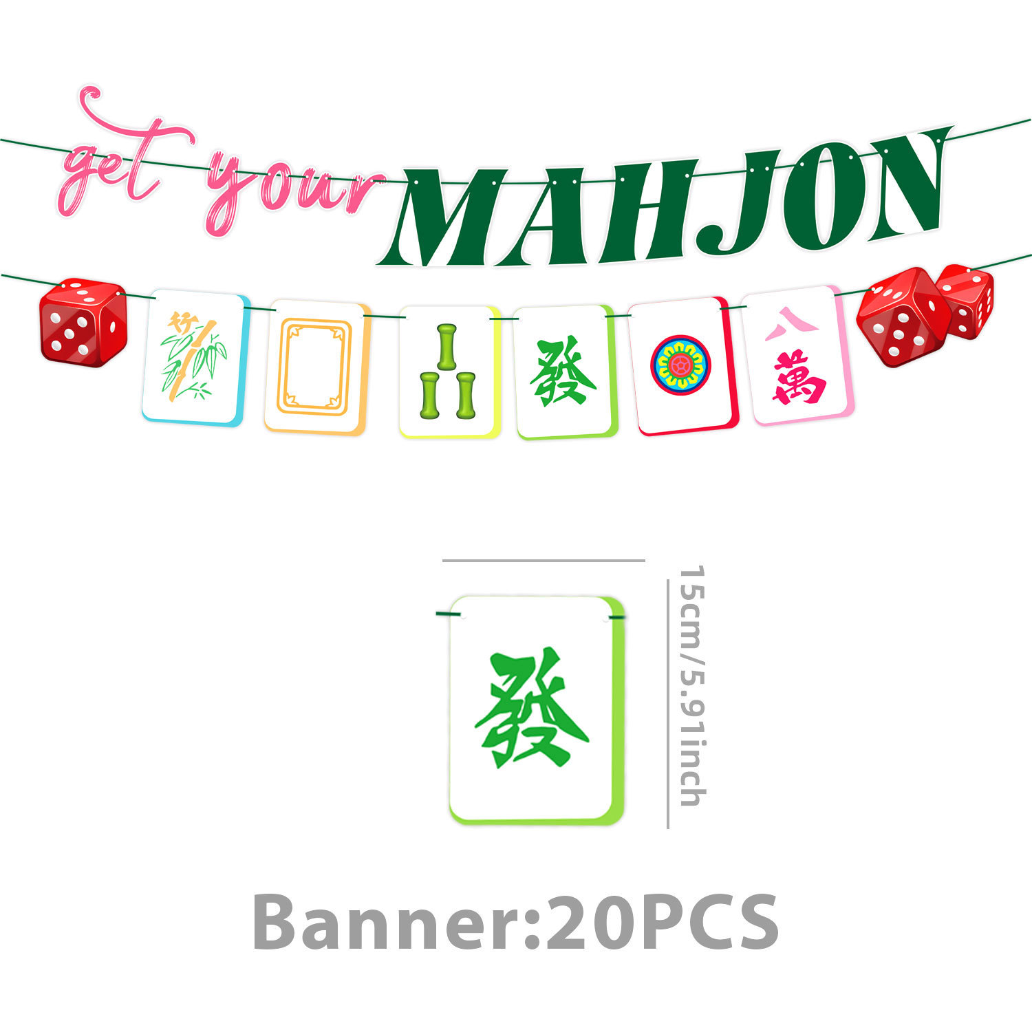 Mahjong Theme Party Supplies P - Party Games Night review and price