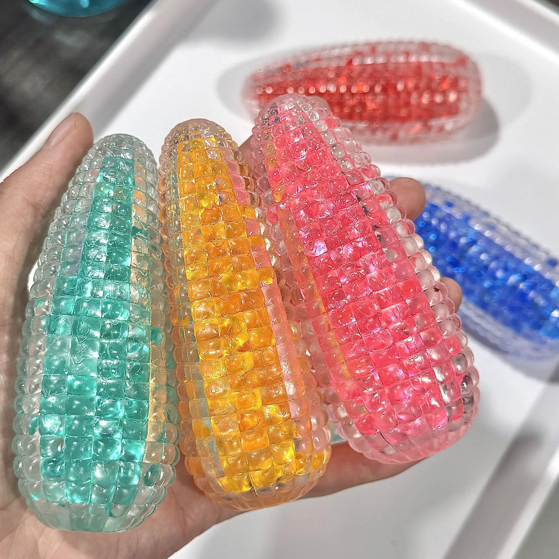 Crystal Corn Slow Rebound Toy  - Party Games Young Adults review and price