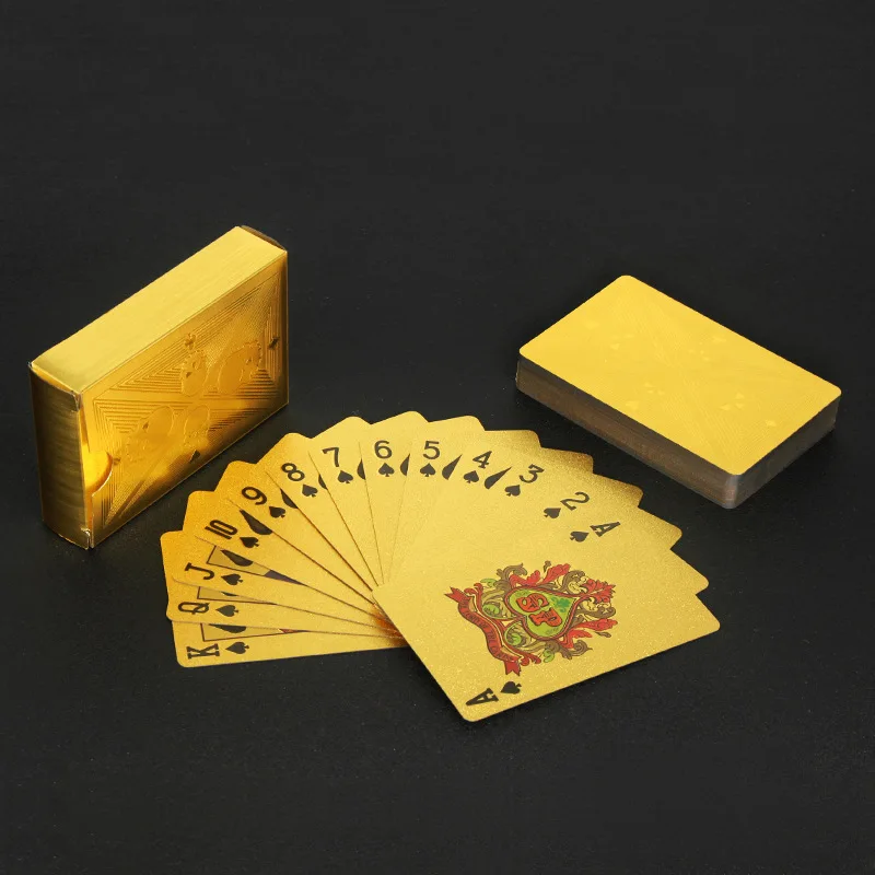 Gold Foil Skull Poker Cards Wa - Party Games Using Playing Cards review and price