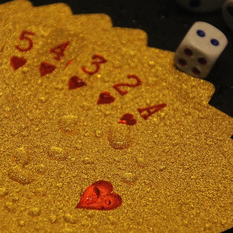 Gold Foil Skull Poker Cards Wa - Party Games Using Playing Cards review and price