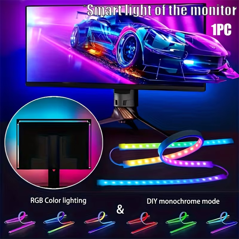 RGB Gaming Lights Strip Monito - Party Games Night review and price
