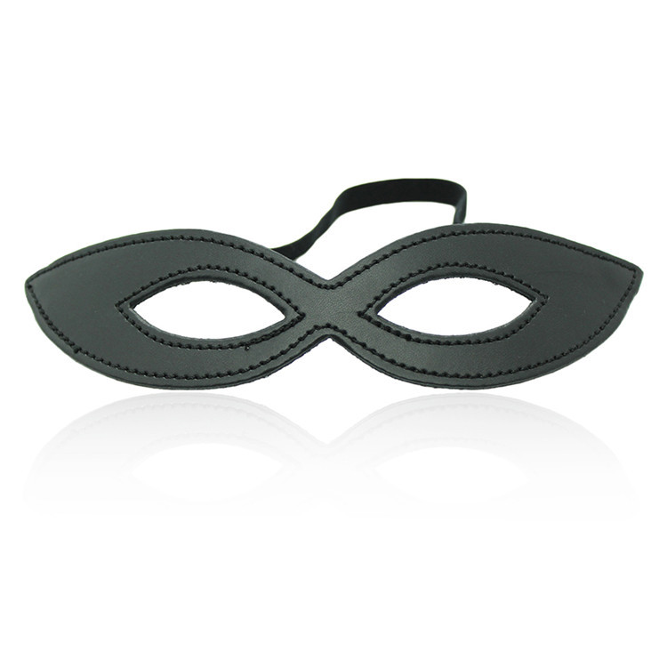 Black Leather Eye Mask For Sex - Party Games Mystery review and price