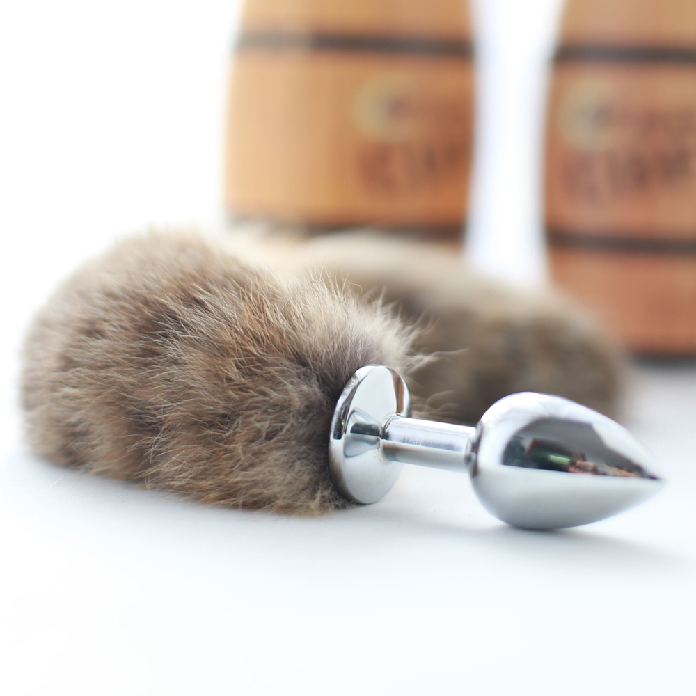 Faux Raccoon Tail with Metal A - Party Games Couple review and price